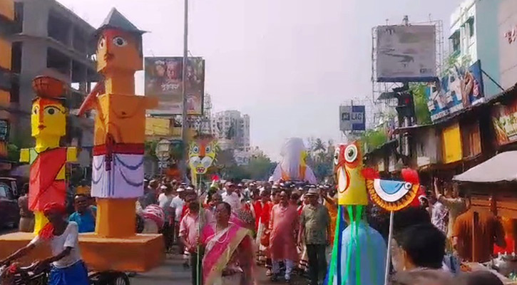 অশান্তির মাঝেই কলকাতায় পহেলা বৈশাখ উদযাপন