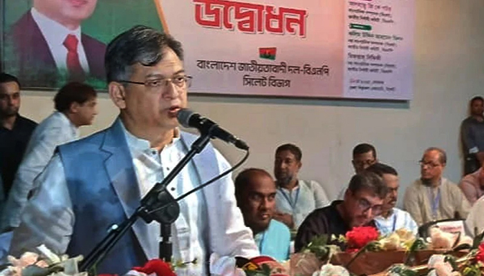 আওয়ামী লীগের ডিএনএতে গণতন্ত্র নাই: সিলেটে সালাহউদ্দিন আহমেদ