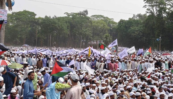 ‘মানবিক করিডর’ ঠেকাতে ঐক্যের ডাক হেফাজতের