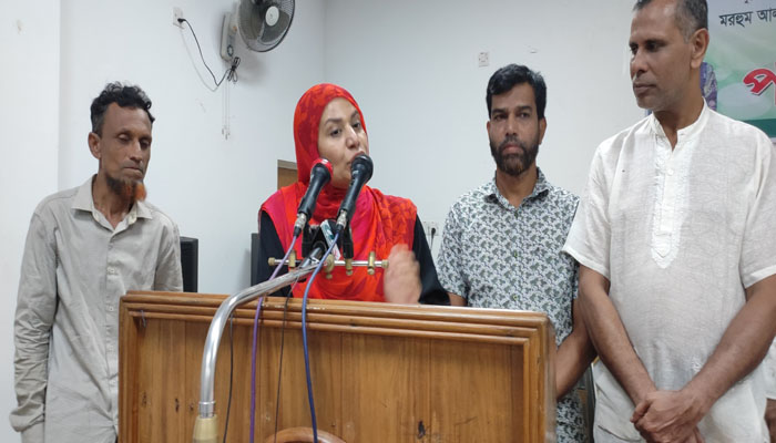 গোলাপগঞ্জে লক্ষণাবন্দ বিএনপির সাথে এমপি প্রার্থী সাবিনা খাঁনের মতবিনিময় সভা