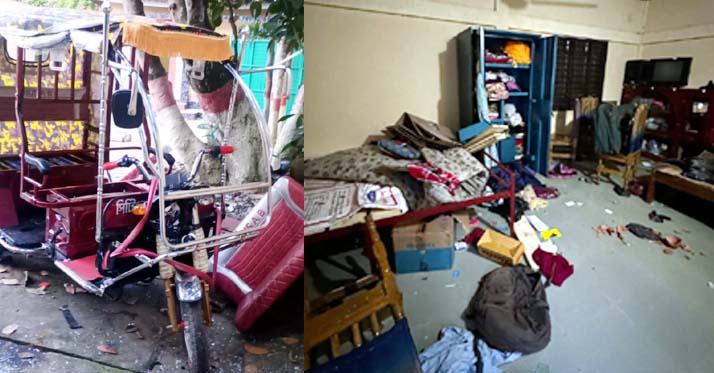 সিলেটে প্রবাসীর বাড়িতে হামলা ও লুটপাট