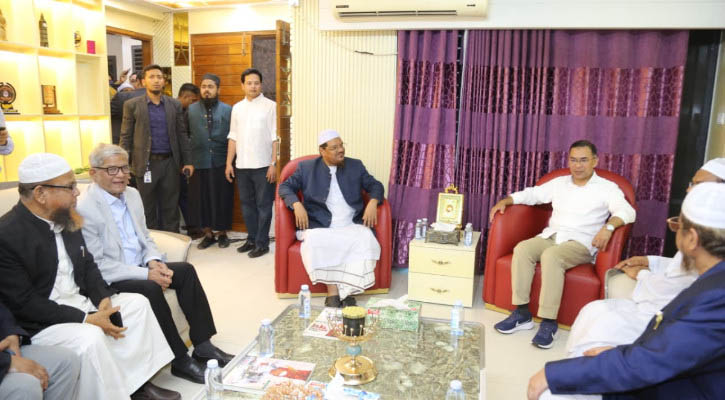 ইসলামী আন্দোলনের আমির রেজাউল করীমের বাসায় তারেক রহমান