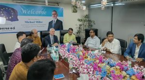 বাংলাদেশের সঙ্গে সম্পর্ক গভীর করতে আগ্রহী ইইউ: রাষ্ট্রদূত মিলার