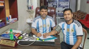 আর্জেন্টিনার জার্সি পরলেই রোগীর চিকিৎসা ফি অর্ধেক